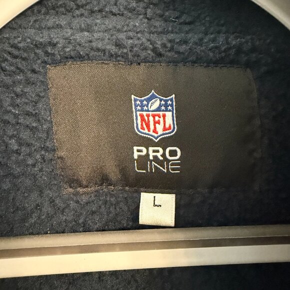 🐻 Chicago Bears NFL Pro Line Full-Zip Sherpa Hoodie  – Size L - Picture 4 of 5